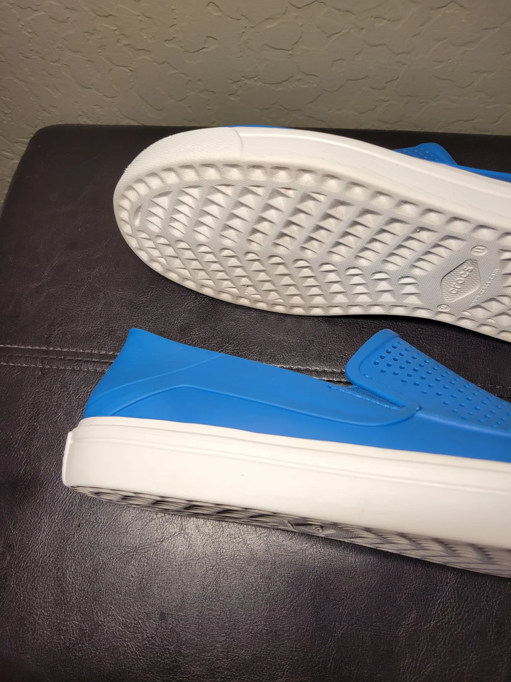 Crocs Citilane Roka Mens Blue  Waterproof Breathable Slip On Loafers Size 11